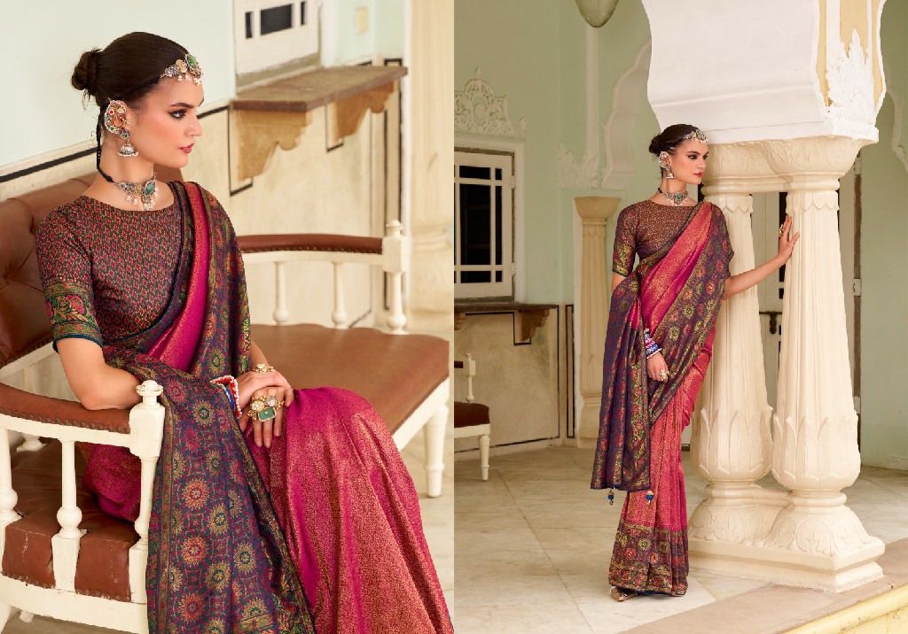 TRIKAASHI YASHASVINI WHOLESALE TISSUE SATIN ATTRACTIVE LOOK INDIAN SAREES FOR WOMEN ONLINE