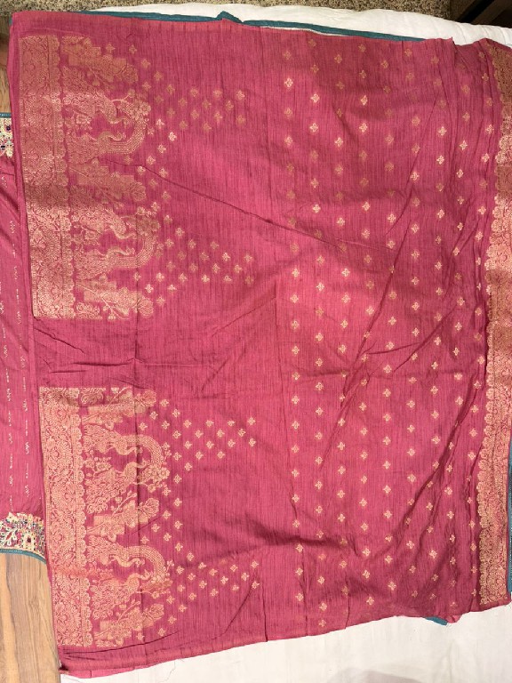 TRIKAASHI LAUNCH JACQUARD WITH EMBROIDERED DESIGNER WEAR SAREES FOR WOMEN SUPPLIER