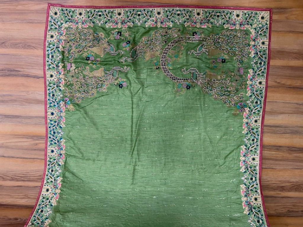 TRIKAASHI LAUNCH JACQUARD WITH EMBROIDERED DESIGNER WEAR SAREES FOR WOMEN SUPPLIER