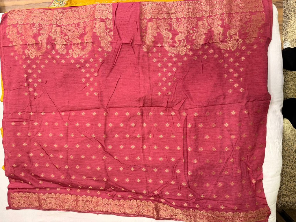 TRIKAASHI LAUNCH JACQUARD WITH EMBROIDERED DESIGNER WEAR SAREES FOR WOMEN SUPPLIER