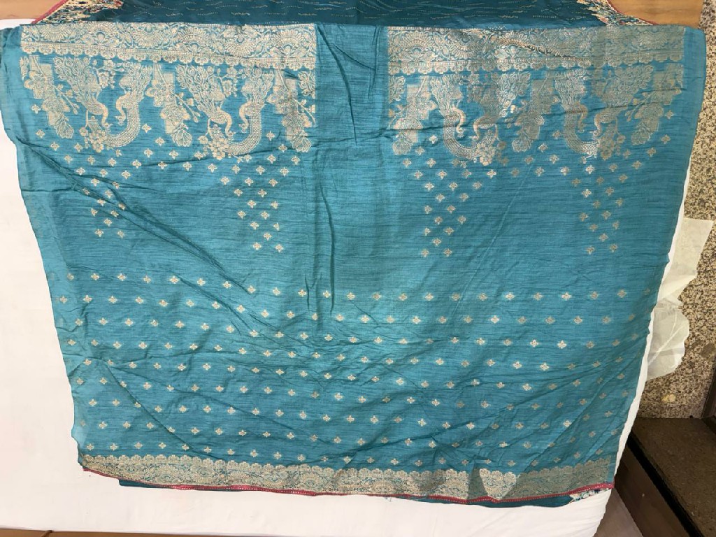 TRIKAASHI LAUNCH JACQUARD WITH EMBROIDERED DESIGNER WEAR SAREES FOR WOMEN SUPPLIER