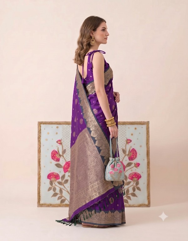ASTITA DEVANSHI WHOLESALE SILK FESTIVE WEAR INDIAN SAREES FOR WOMEN EXPORTER