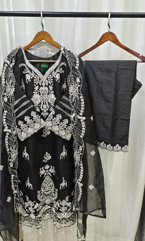 TEXTILEDEAL D.NO 229 WHOLESALE READYMADE COTTON SILK BEAUTIFUL PAKISTANI 3 PCS SUITS EXPORTER