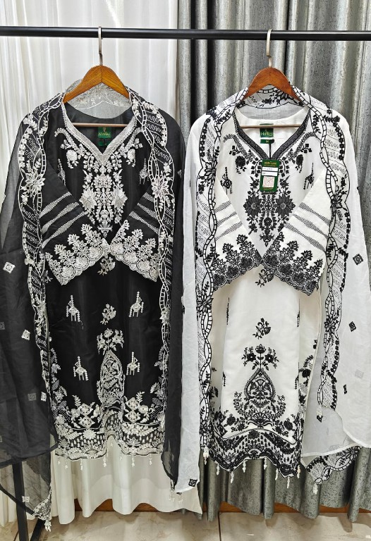 TEXTILEDEAL D.NO 229 WHOLESALE READYMADE COTTON SILK BEAUTIFUL PAKISTANI 3 PCS SUITS EXPORTER