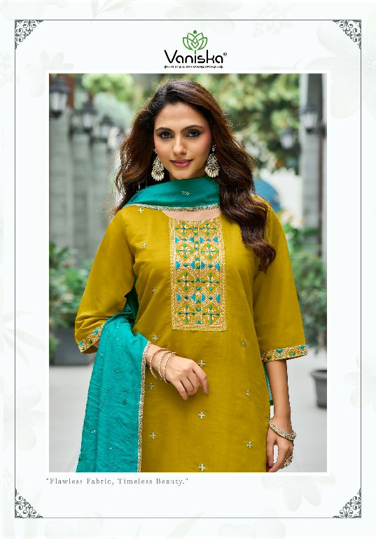 VANISKA FIZA VOL 6 WHOLESALE READYMADE ROMAN SILK BIG SIZE CLASSIC FANCY STRAIGHT KURTI PANT WITH DUPATTA SUPPLIER