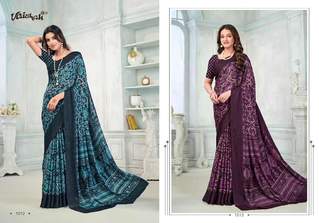 VAISHALI PRESENT PURE GORGETTE DIGITAL PRINTED SAREES FOR WOMEN ONLINE