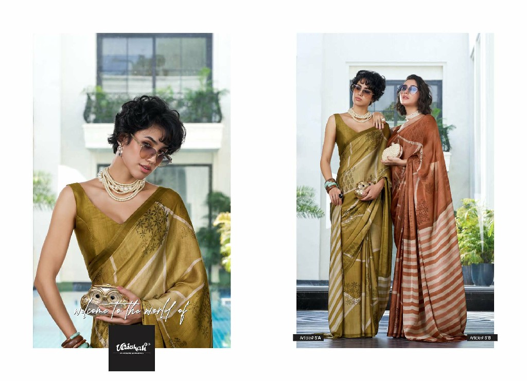 VAISHALI THE QUEENDOM WHOLESALE PURE CRAPE DIGITAL PRINTED BEAUTIFUL INDIAN SAREES FOR WOMEN EXPORTER