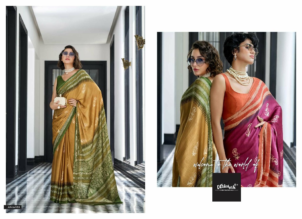 VAISHALI THE QUEENDOM WHOLESALE PURE CRAPE DIGITAL PRINTED BEAUTIFUL INDIAN SAREES FOR WOMEN EXPORTER
