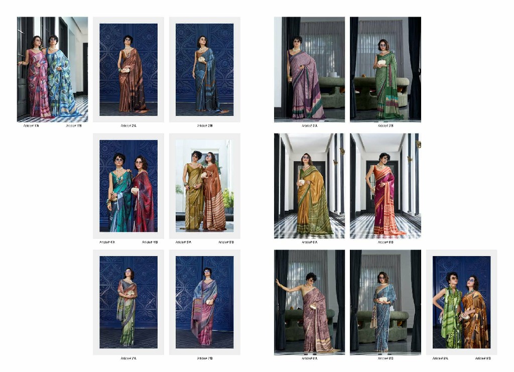 VAISHALI THE QUEENDOM WHOLESALE PURE CRAPE DIGITAL PRINTED BEAUTIFUL INDIAN SAREES FOR WOMEN EXPORTER