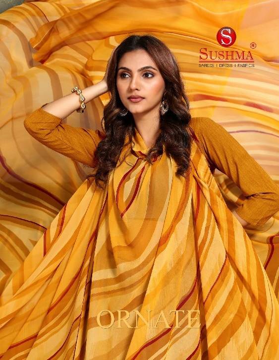 SUSHMA ORNATE WHOLESALE CRAZE PRINTED DAILY WEAR INDIAN SAREES FOR WOMEN SUPPLIER