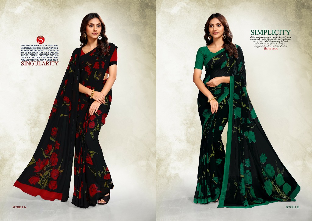 SUSHMA ORNATE WHOLESALE CRAZE PRINTED DAILY WEAR INDIAN SAREES FOR WOMEN SUPPLIER