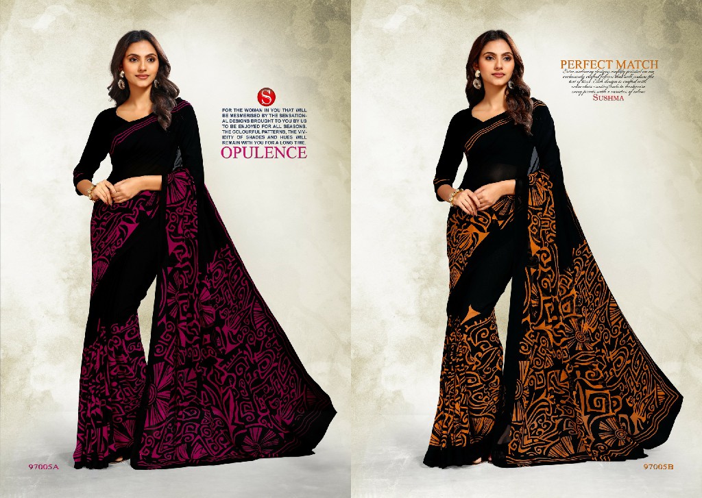 SUSHMA ORNATE WHOLESALE CRAZE PRINTED DAILY WEAR INDIAN SAREES FOR WOMEN SUPPLIER