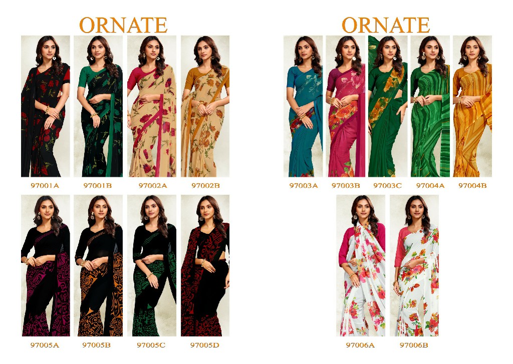 SUSHMA ORNATE WHOLESALE CRAZE PRINTED DAILY WEAR INDIAN SAREES FOR WOMEN SUPPLIER