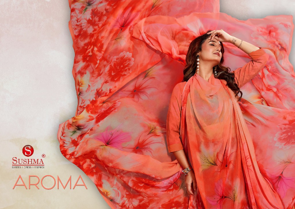 SUSHMA AROMA WHOLESALE DAZZLE DIGITAL FASHIONABLE INDIAN SAREES FOR WOMEN SUPPLIER