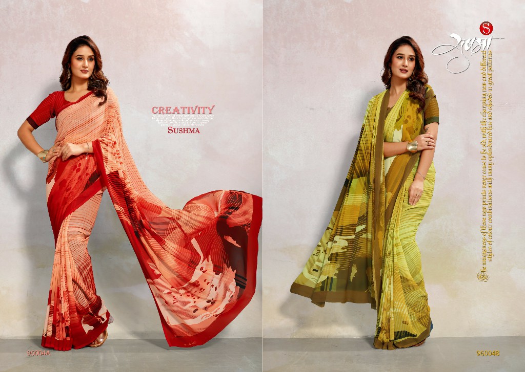 SUSHMA AROMA WHOLESALE DAZZLE DIGITAL FASHIONABLE INDIAN SAREES FOR WOMEN SUPPLIER
