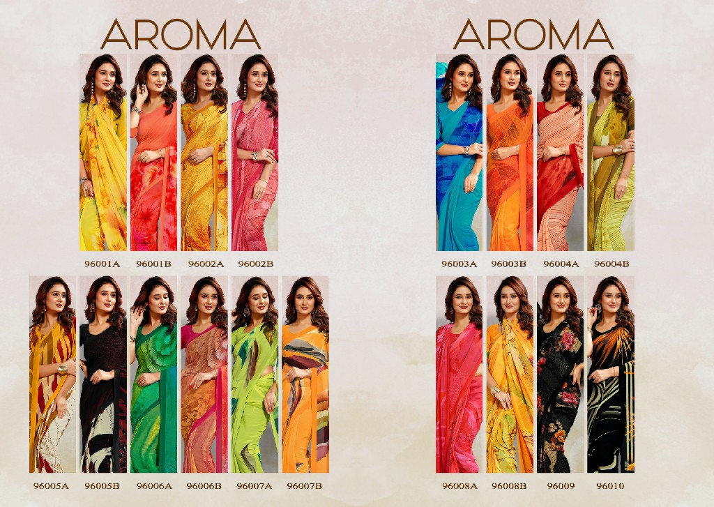 SUSHMA AROMA WHOLESALE DAZZLE DIGITAL FASHIONABLE INDIAN SAREES FOR WOMEN SUPPLIER