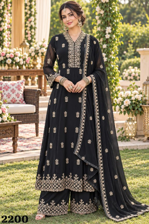 MRUDANGI SIYONA WHOLESALE READYMADE REAL GEORGETTE OCCASION WEAR PLAZZO STYLE 3 PCS SUITS EXPORTER