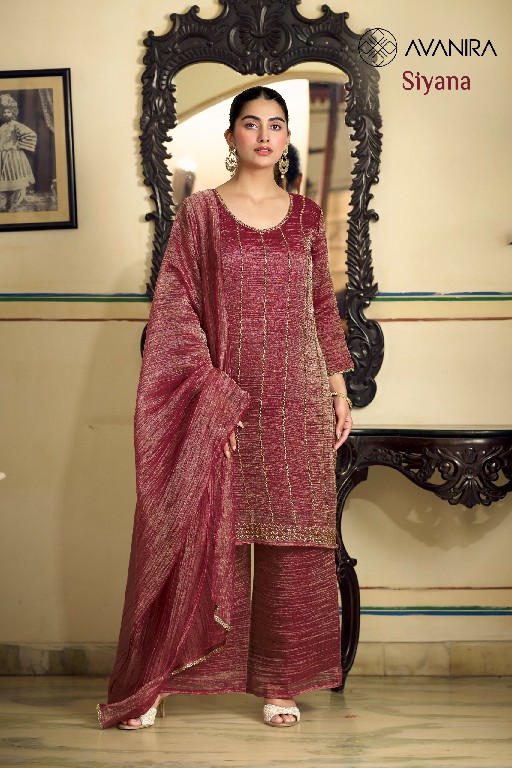 AVANIRA SIYANA WHOLESALE READYMADE SALSA BEATS WORK FESTIVE WEAR 3 PCS COMBO SET SUITS SUPPLIER