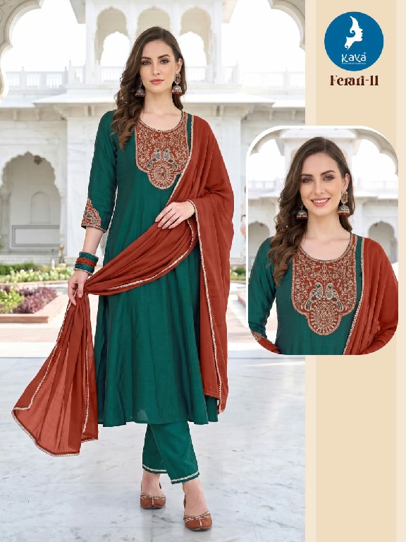 KAYA FERARI WHOLESALE READYMADE MULL CHANDERI BIG SIZE STUNNING LOOK 3 PCS COMBO SET SUITS FOR EXPORT