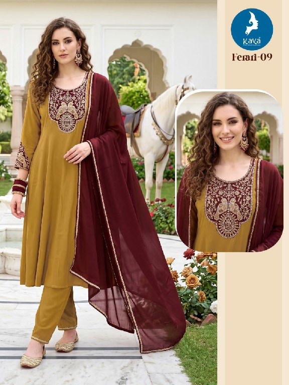 KAYA FERARI WHOLESALE READYMADE MULL CHANDERI BIG SIZE STUNNING LOOK 3 PCS COMBO SET SUITS FOR EXPORT