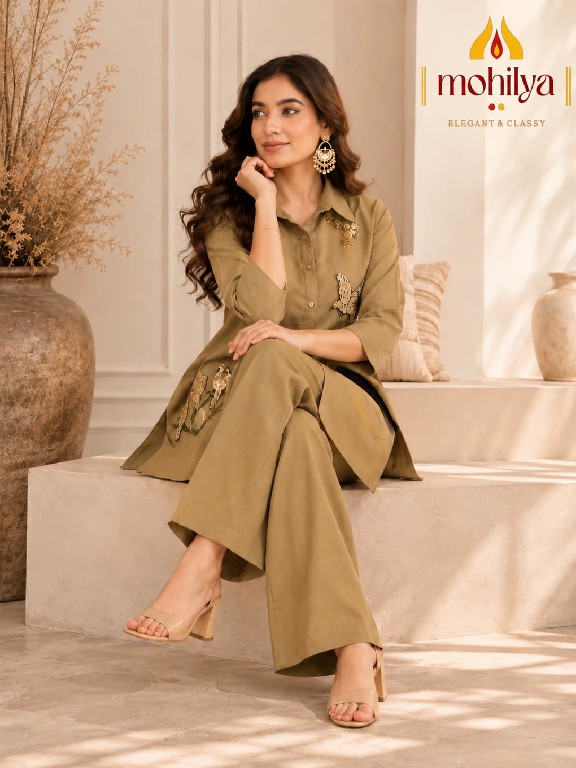 MOHILYA D.NO 1008 WHOLESALE READYMADE KOYO CHIFFON UNIQUE STYLISH COMBO CORD SET FOR EXPORT