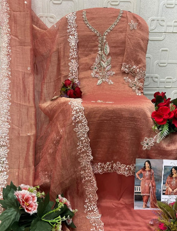 ELAN STUDIO D.NO E-64 WHOLESALE SALSA HEAVY BEADS WORK UNSTITCH SALWAR KAMEEZ ONLINE