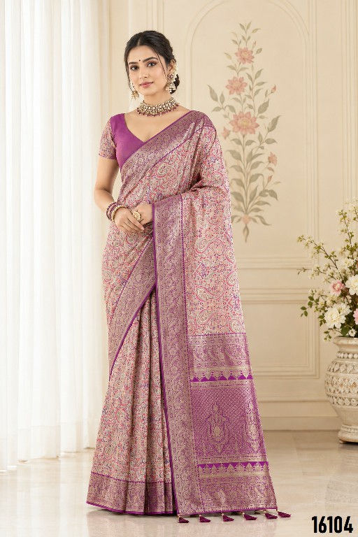 SL MRDVANGI D.NO 16101 TO 16107 WHOLESALE PASHMINA SILK FESTIVE WEAR SAREES FOR WOMEN ONLINE