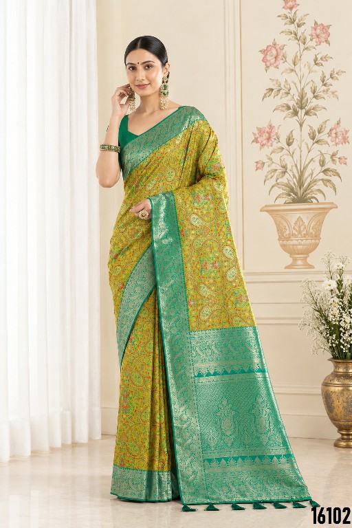 SL MRDVANGI D.NO 16101 TO 16107 WHOLESALE PASHMINA SILK FESTIVE WEAR SAREES FOR WOMEN ONLINE