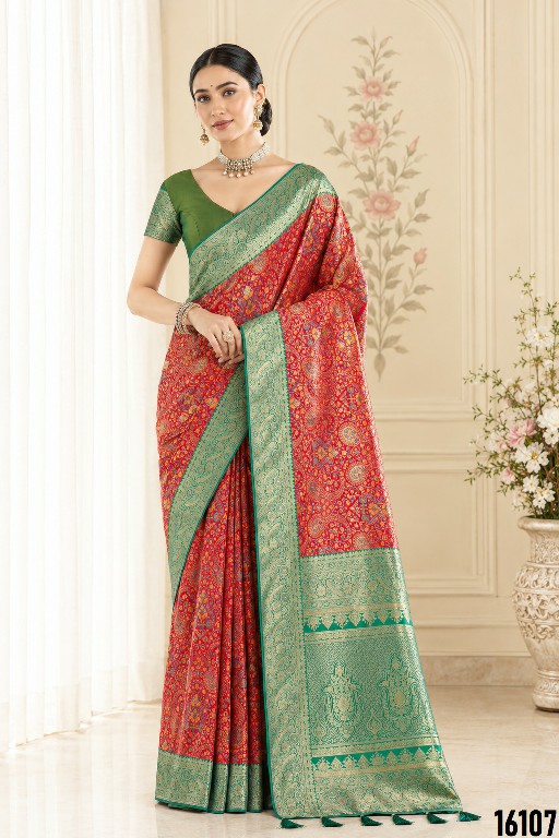SL MRDVANGI D.NO 16101 TO 16107 WHOLESALE PASHMINA SILK FESTIVE WEAR SAREES FOR WOMEN ONLINE