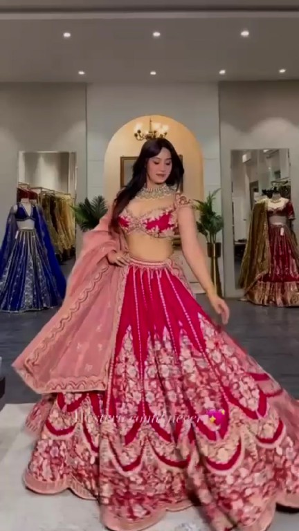 TEXTILEDEAL D.NO QRC-408 WHOLESALE MUL CHANDERI HEAVY BOUTIQUE COLLECTION LEHENGA CHOLI FOR EXPORT
