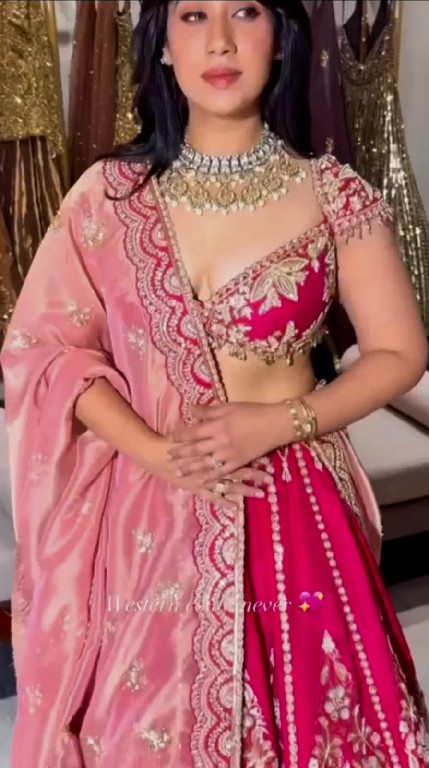 TEXTILEDEAL D.NO QRC-408 WHOLESALE MUL CHANDERI HEAVY BOUTIQUE COLLECTION LEHENGA CHOLI FOR EXPORT