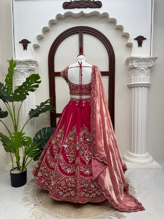 TEXTILEDEAL D.NO QRC-408 WHOLESALE MUL CHANDERI HEAVY BOUTIQUE COLLECTION LEHENGA CHOLI FOR EXPORT