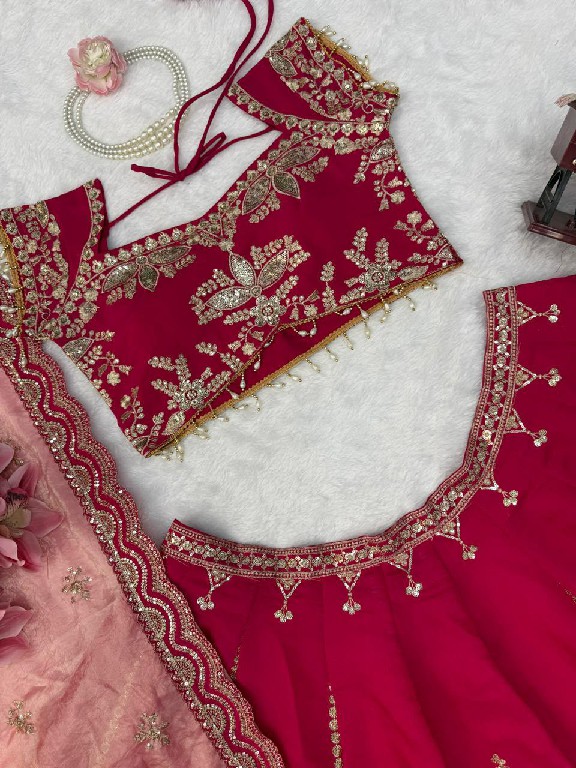 TEXTILEDEAL D.NO QRC-408 WHOLESALE MUL CHANDERI HEAVY BOUTIQUE COLLECTION LEHENGA CHOLI FOR EXPORT
