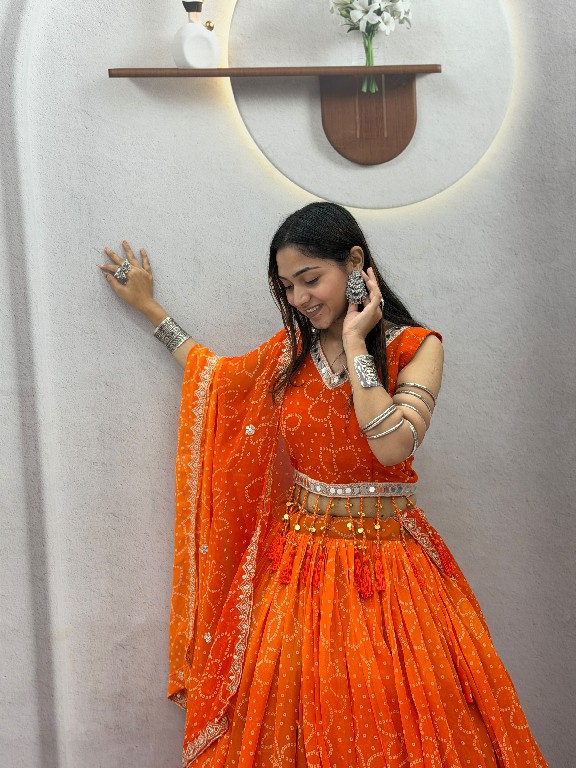 SHREE RAM CREATION D.NO 200 WHOLESALE READYMADE FOX GEORGETE NAVRATRI SPECIAL LEHENGA CHOLI FOR WOMEN EXPORTER