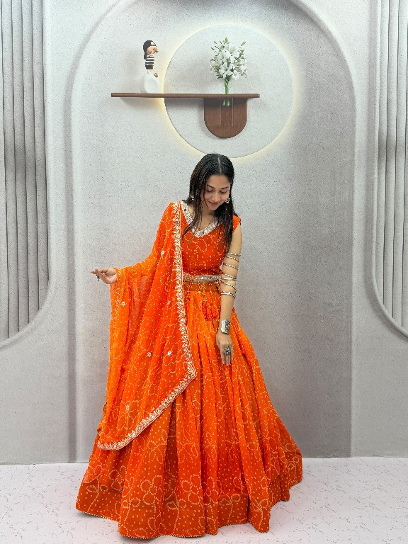 SHREE RAM CREATION D.NO 200 WHOLESALE READYMADE FOX GEORGETE NAVRATRI SPECIAL LEHENGA CHOLI FOR WOMEN EXPORTER