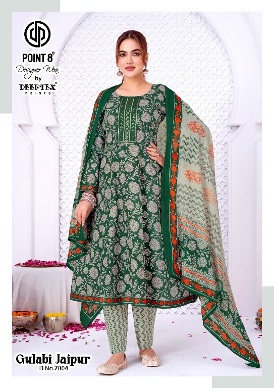 DEEPTEX GULABI JAIPUR VOL 7 WHOLESALE READYMADE COTTON CASUAL WEAR ANARKALI 3 PCS SUITS SUPPLIER
