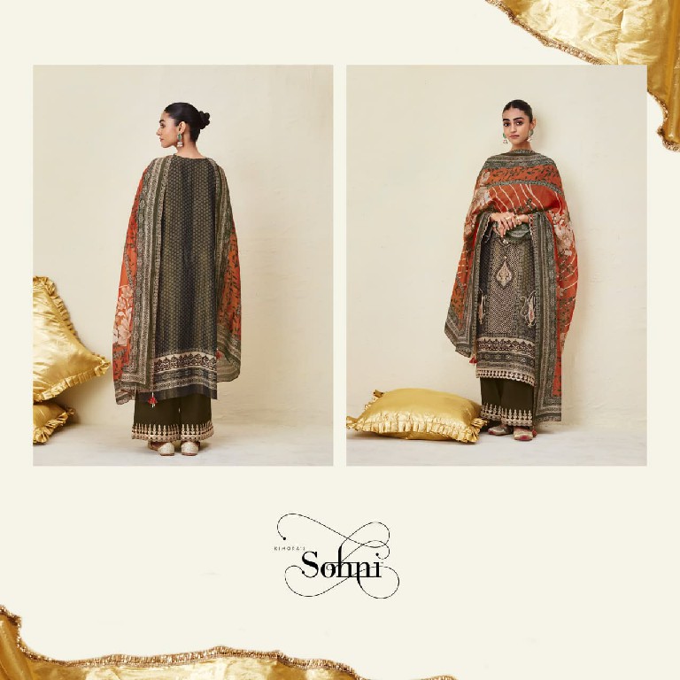 KIMORA SOHNI AMBI WHOLESALE PURE ZARI SILK FESTIVE LOOK UNSTITCH SALWAR SUITS EXPORTER