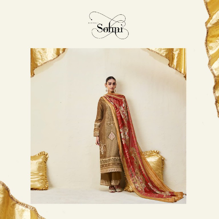KIMORA SOHNI AMBI WHOLESALE PURE ZARI SILK FESTIVE LOOK UNSTITCH SALWAR SUITS EXPORTER