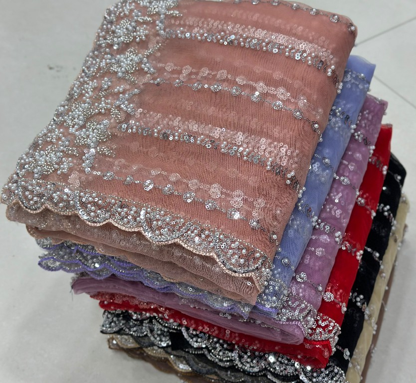 DVD D.NO 5191 WHOLESALE NET DESIGNER HAND WORK SAREES FOR WOMEN ONLINE