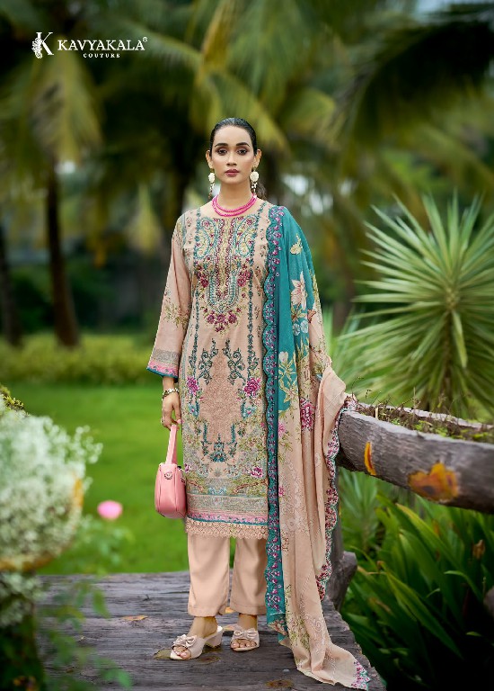 KAVYAKALA ANARKALI VOL 28 WHOLESALE LAWN COTTON DESIGNER UNSTITCH SALWAR KAMEEZ SUPPLIER