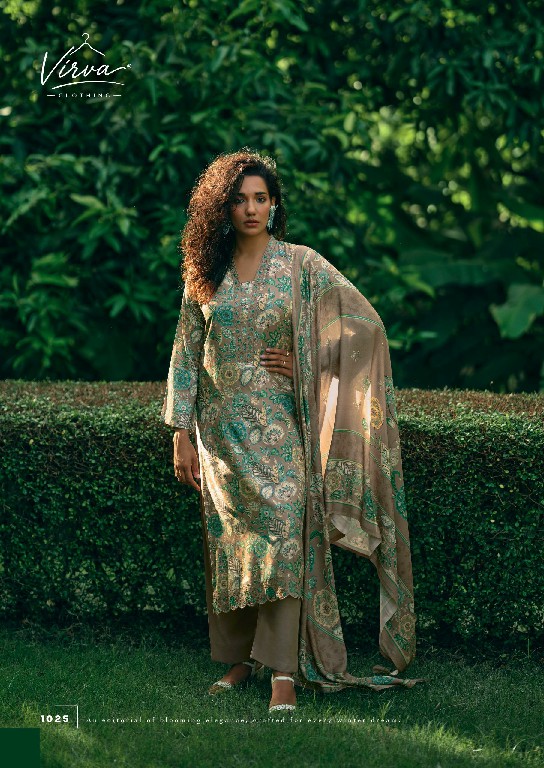 VIRVA WINTER BLOSSOM WHOLESALE VISCOSE PASHMINA WINTER LUXURIOUS UNSTITCH SALWAR SUITS EXPORTER