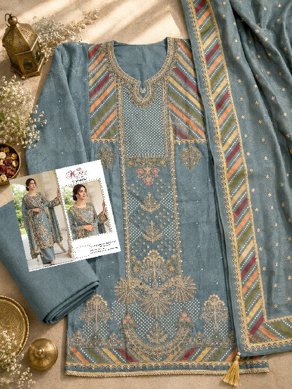 MOTIFZ D.NO 5434 WHOLESALE VISCOSE MUSLIN AMAZING PAKISTANI UNSTITCH SALWAR SUITS EXPORTER