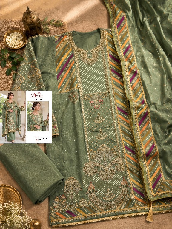 MOTIFZ D.NO 5434 WHOLESALE VISCOSE MUSLIN AMAZING PAKISTANI UNSTITCH SALWAR SUITS EXPORTER