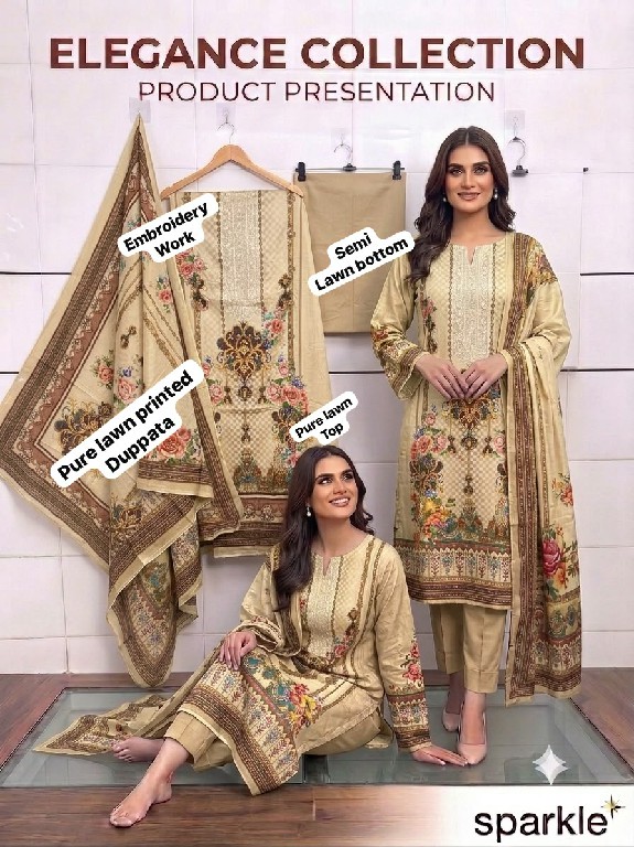 GULL AAHMED PRESENT SOFT LAWN EMBROIDERED COLLECTION UNSTITCH SALWAR SUITS SUPPLIER