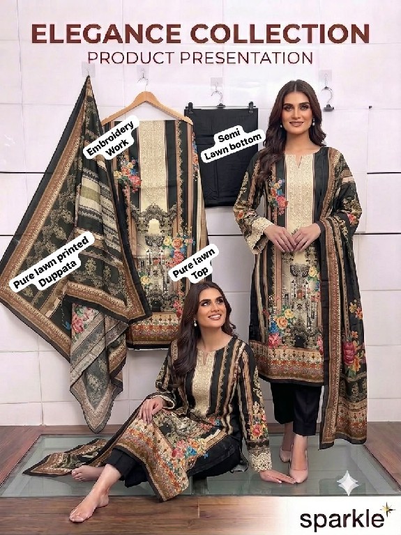 GULL AAHMED PRESENT SOFT LAWN EMBROIDERED COLLECTION UNSTITCH SALWAR SUITS SUPPLIER