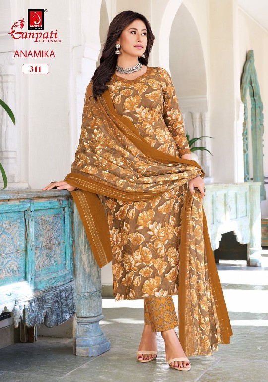 GANPATI ANAMIKA VOL 3 WHOLESALE READYMADE COTTON PRINTED DAILY WEAR 3 PCS SUITS FOR WOMEN ONLINE