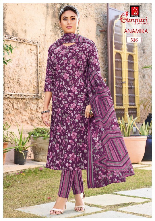 GANPATI ANAMIKA VOL 3 WHOLESALE READYMADE COTTON PRINTED DAILY WEAR 3 PCS SUITS FOR WOMEN ONLINE