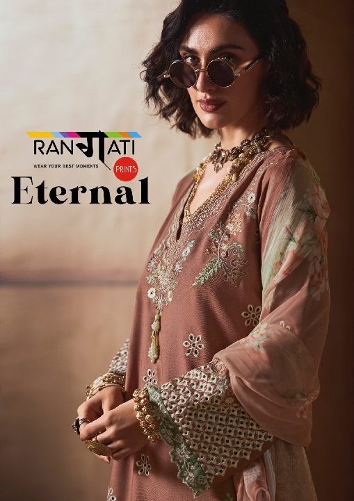 RANGATI PRINTS ETERNEL WHOLESALE PASHMINA WINTER COLLECTION UNSTITCH SALWAR SUITS EXPORTER