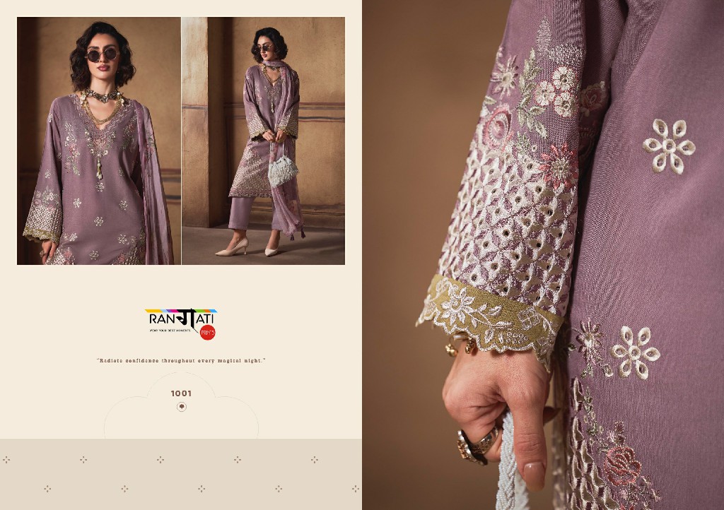 RANGATI PRINTS ETERNEL WHOLESALE PASHMINA WINTER COLLECTION UNSTITCH SALWAR SUITS EXPORTER