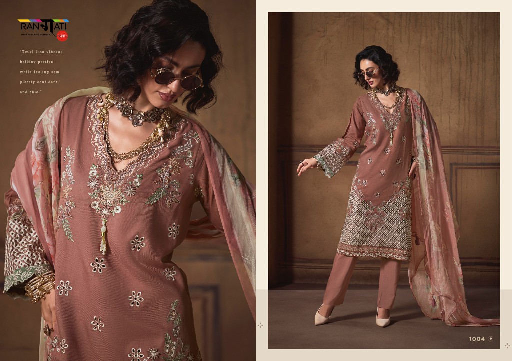 RANGATI PRINTS ETERNEL WHOLESALE PASHMINA WINTER COLLECTION UNSTITCH SALWAR SUITS EXPORTER